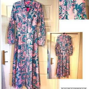 Mira Shirt Dress Paisley